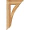 Ekena Millwork Thorton Traditional Rough Sawn Bracket w/ Offset Brace, Western Red Cedar, 6"W x 16"D x 28"H BKT0604X16X28THR01RWR - alternate 4